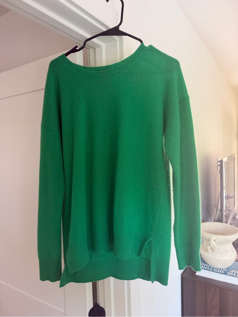 Green 100% Cashmere Sweater